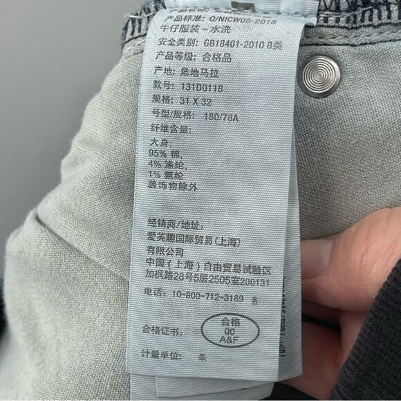 Abercrombie & Fitch Indie Streetwear Rockabilly Langdon Skinny Jeans 31 x 32 - Picture 8 of 9